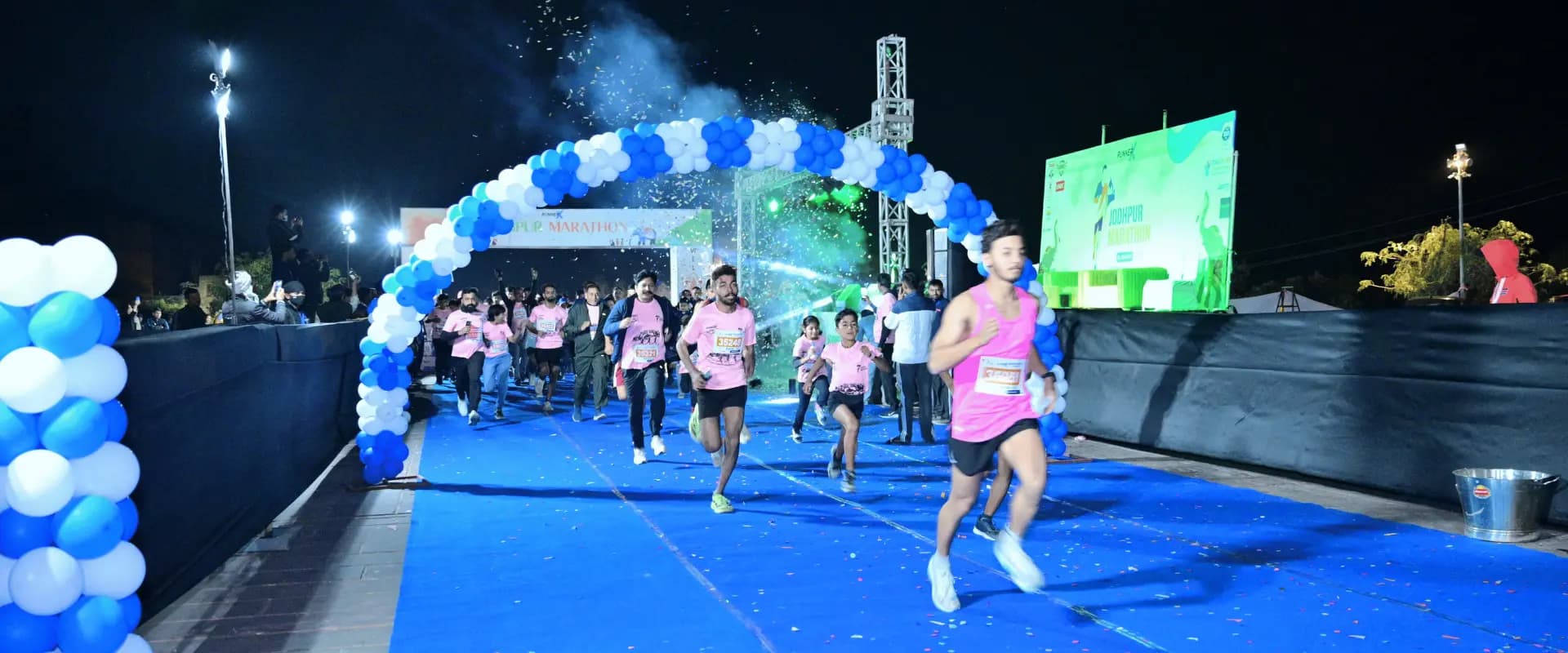 Marathon panoramic view